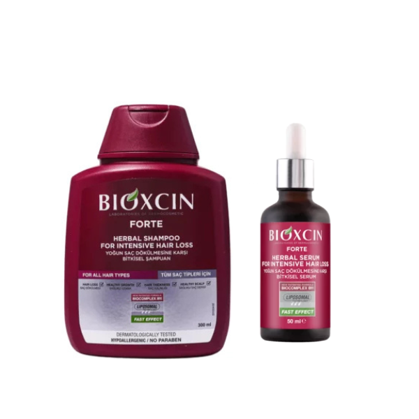پکیج ضد ریزش فوری مو بیوکسین اصل مناسب انواع مو(سرم ضد ریزش قوی بیوکسین و شامپو ضد ریزش بیوکسین با تاثیر گذاری فوری)