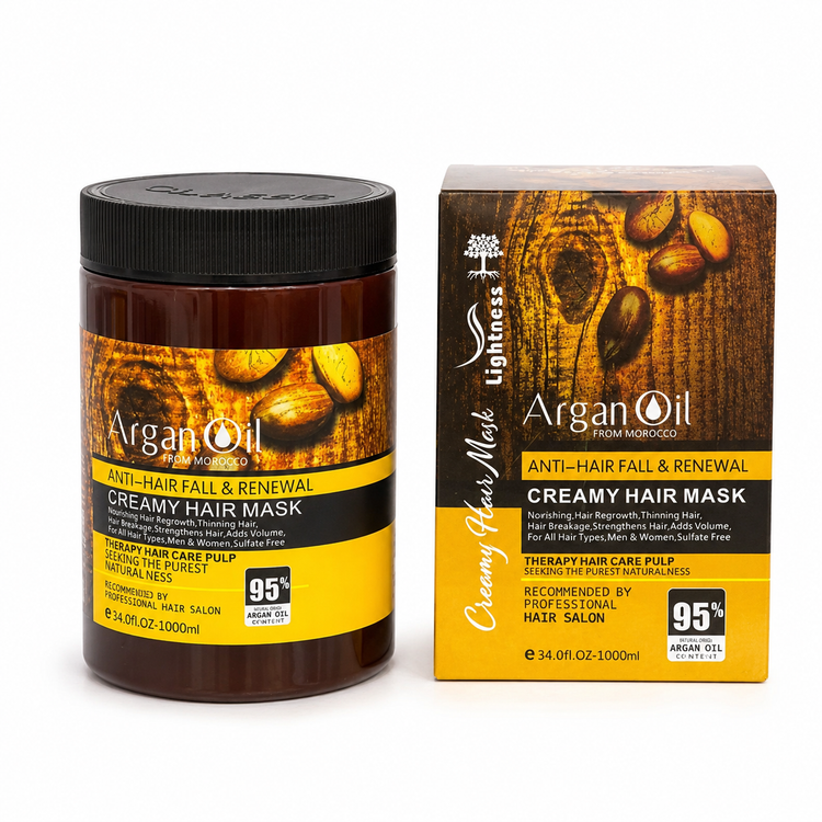 ماسک مو لایتنس مدل روغن آرگان تقویت کننده فاقد